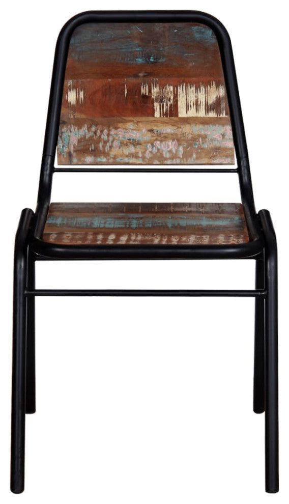 vidaXL Dining Chairs 2 pcs Solid Reclaimed Wood