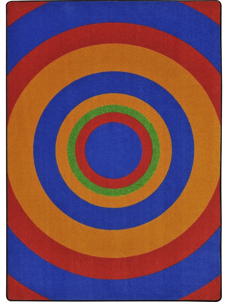 Kid Essentials Rug, Fascinate, Primary, 5'4"x7'8"