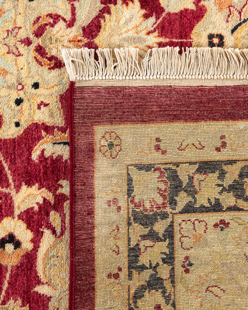 Mogul, One-of-a-Kind Hand-Knotted Area Rug Red, 10' 0 x 14' 4