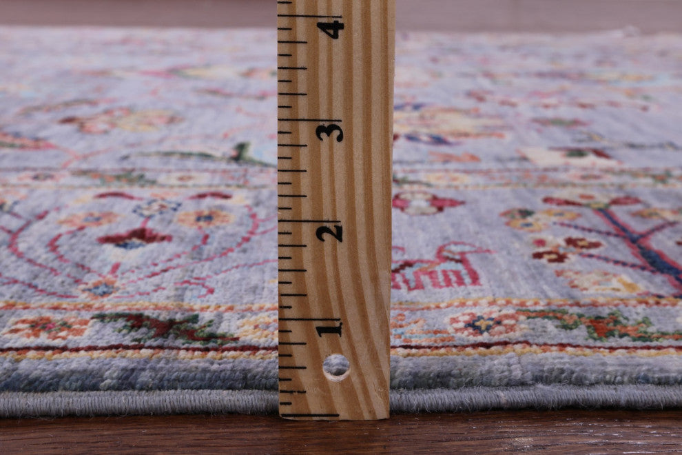 5' 0" X 6' 7" Hand Knotted Persian Tabriz Wool Rug Q11326