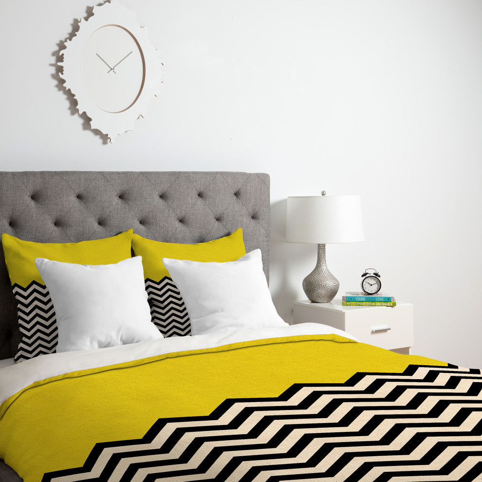 Deny Designs Bianca Green Follow The Sun Duvet Cover - Lightweight