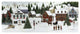 "Christmas Valley Village Crop" Print by David Carter Brown, 77"x32"