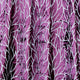 Purple Leaves Fabric By The Yard, Burnout Velvet Fabric, Upholstery, Drapery