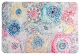 Laural Home Floral Sketch Memory Foam Rug