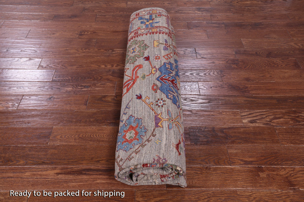 Handmade Persian Fine Serapi Rug 8' 10" X 12' 1" - Q12440
