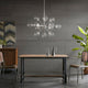 INK+IVY Paige 12-Light Chandelier with Oversized Globe Bulbs Silver