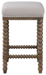 Uttermost Pryce Wooden Counter Stool