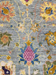 Gray Oriental Classic Agra Area Rug