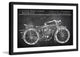 "Triumph Speed Twin" Framed Painting Print, 30"x20"