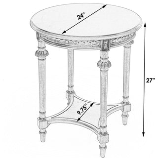 Butler Hellinger Round End Table, Cherry - 6162024
