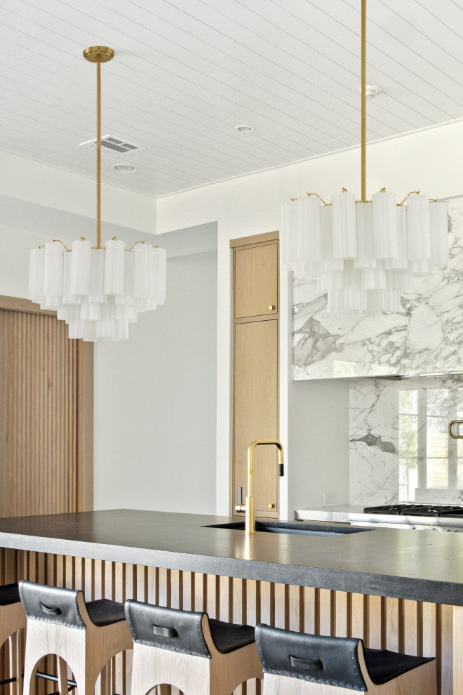 Crystorama Lighting Group ADD-308-WH Addis 9 Light 22"W Waterfall - Polished