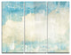 "Sky on Wall Texture" Glossy Metal Wall Art, 3 Panels, 36"x28"