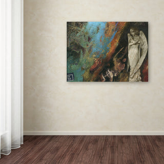 Nick Bantock 'Green Angel' Canvas Art, 32x24