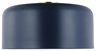 Malone Large Ceiling Flush Mount, Navy