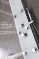 ANZZI Jaguar 60" 6-Jetted Full Body Shower Panel, White