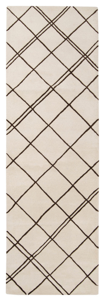 Surya Studio SR-124 3'3"x5'3" Rug, Khaki/Dark Brown