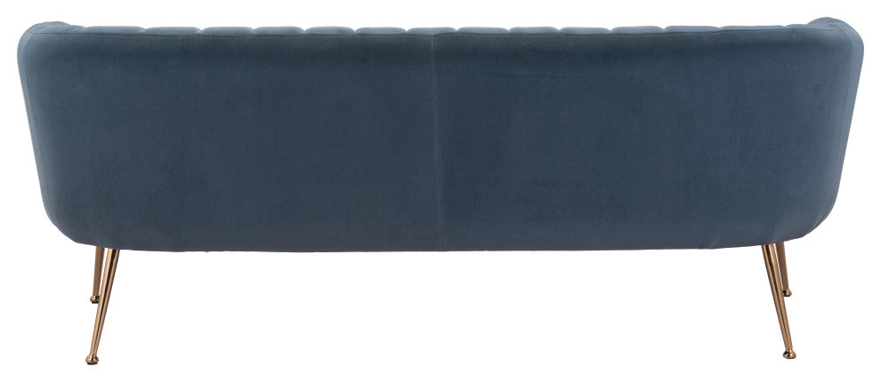Deco Sofa Gray/Gold