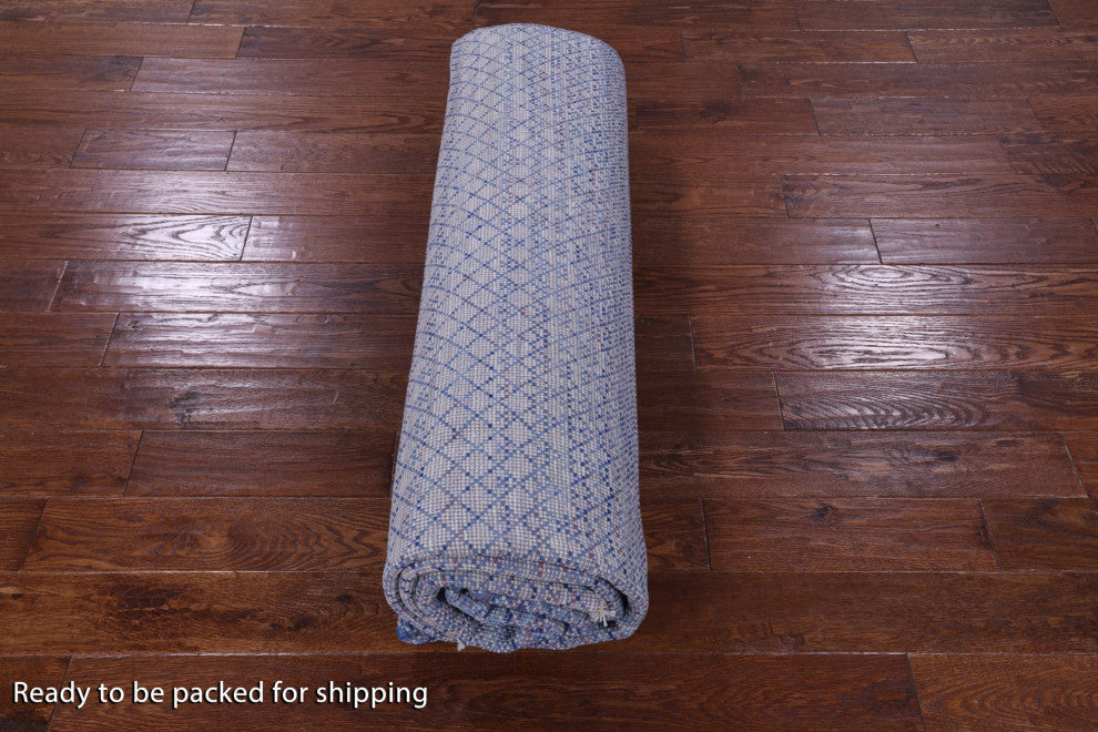 7' 10" X 10' 3" Hand Knotted Savannah Grass Wool Rug - Q13262