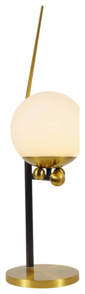 Chianti 22" ETL Certified Integrated LED Table Lamp, Antique Brass