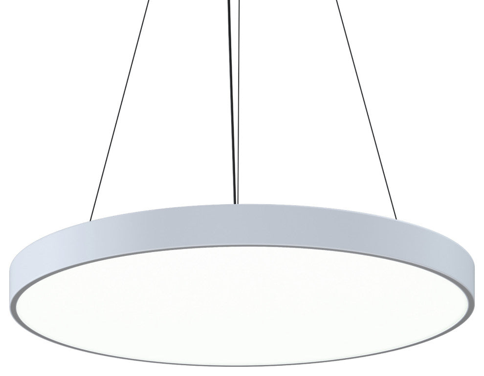 Sonneman 3745-30-35 Pi 30"W LED Suspension Pendant - 3500K - Satin White