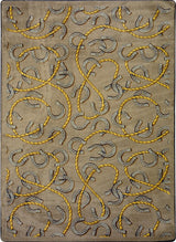 Kaleidoscope Rug, Rodeo, 5'4"x7'8", Dark Dust