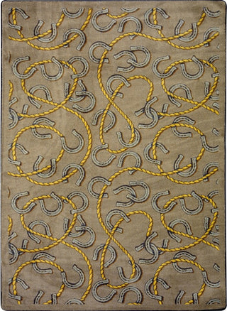 Kaleidoscope Rug, Rodeo, 5'4"x7'8", Dark Dust