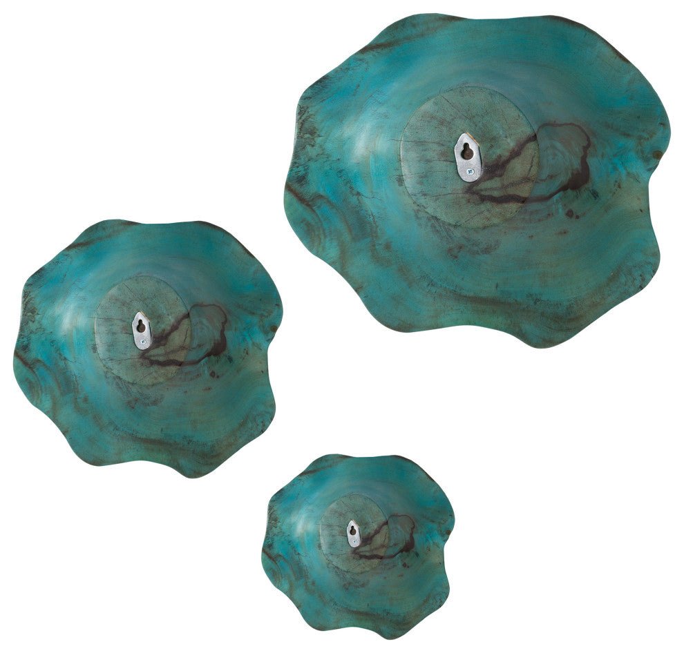 Uttermost Teo Wood Wall Art, Set/3