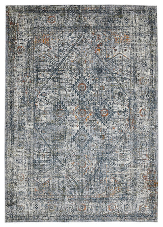 Vermont Chelsea Area Rug, Gray, 2' x 3', Bordered