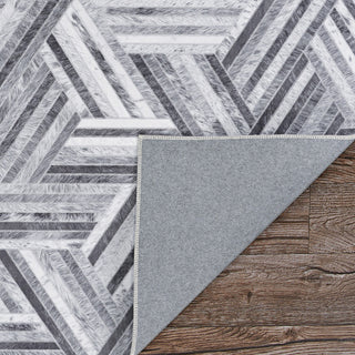 Couristan Prairie Archetype Area Rug, Grey-Black, 7'6" X 10'