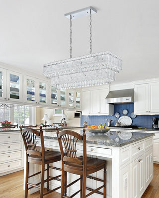 Home Living 37" Chandelier, Chrome