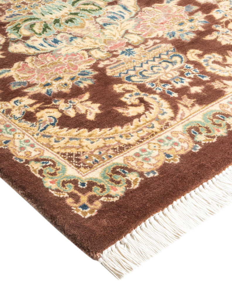 Mogul, One-of-a-Kind Hand-Knotted Area Rug Brown, 8'2"x8'2"