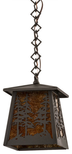 7 Square Tall Pines Pendant