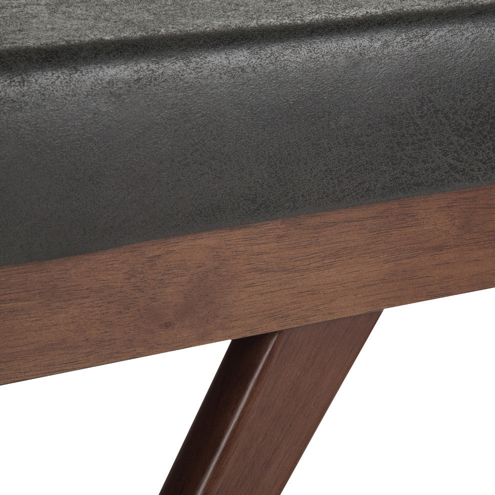 Chanelle Mid Century Ottoman Bench