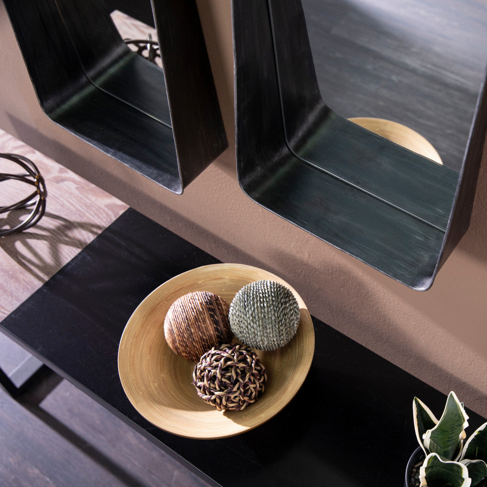 Kira Decorative Mirrors With Shelves 2-Piece Set