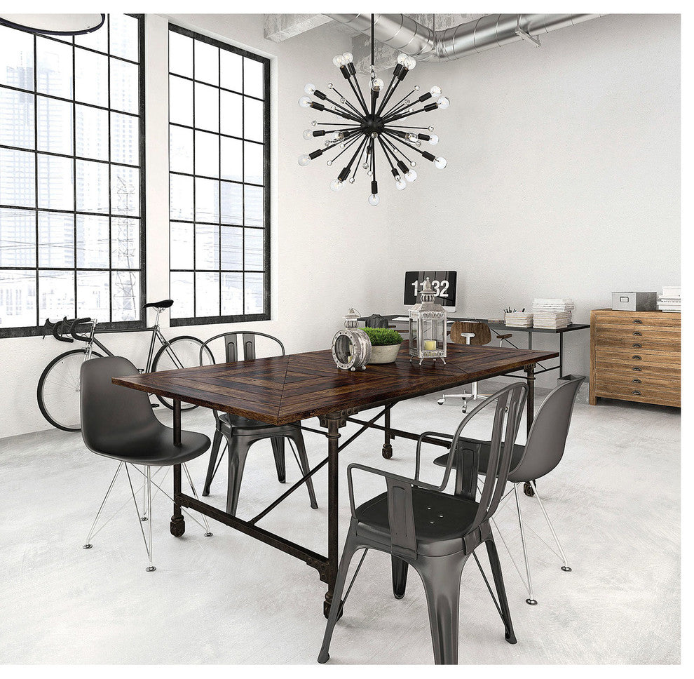 Galea 24 Light Chandelier, Polished Nickel