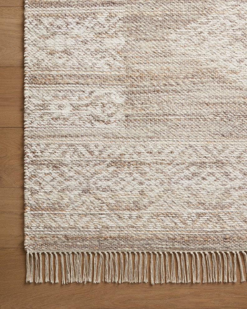 Angela Rose x Loloi Rivers Lilac / Ivory 7'-9" x 9'-9" Area Rug