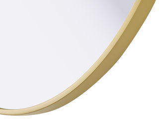 Home Living 24x24 Pivot Mirror, Brass