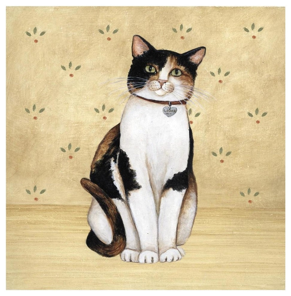 "Country Kitty III" Digital Paper Print by David Carter Brown, 26"x26"