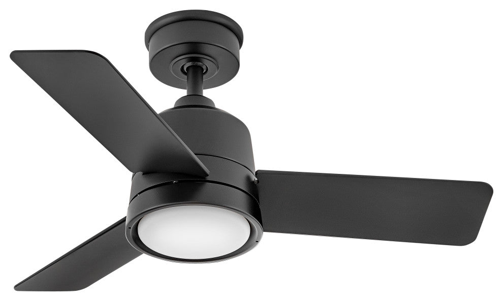 Chet 36" Ceiling Fan, Matte Black