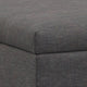 Rebecca Coffee Table Storage Ottoman With Lift Up Lid, Slate Grey