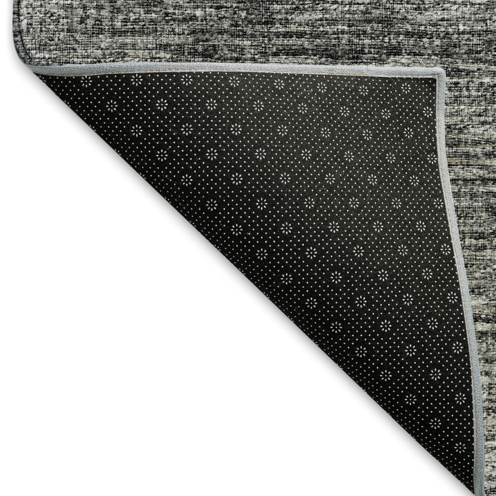 Premium Machine Washable Mayfield AMF32 Gray 8' x 8' Round Rug