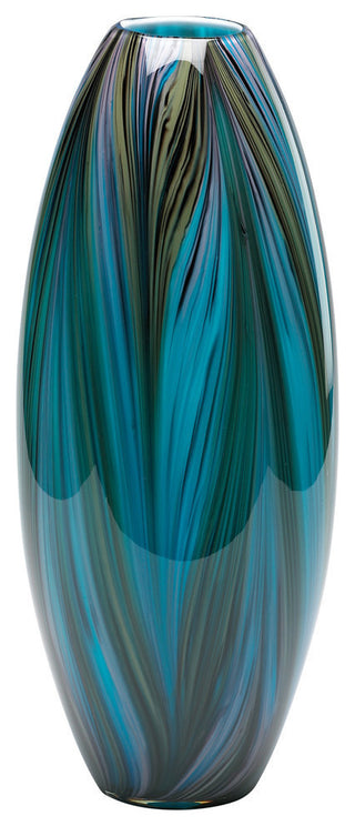 Peacock Feather Vase
