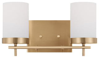 Zire 2-Light Bath, Satin Brass