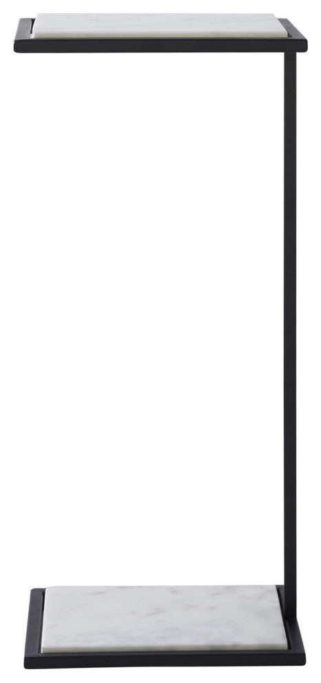 Danica Matte Black Side Table