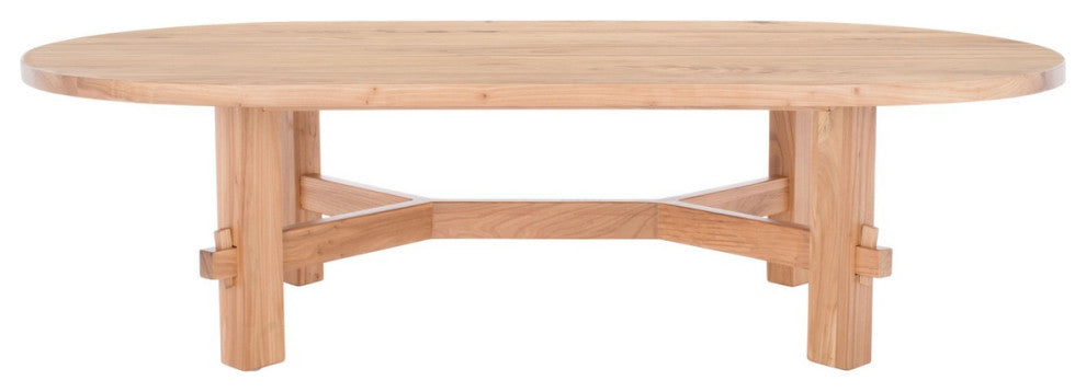 Safavieh Couture Tabytha Elm Wood Coffee Table Natural