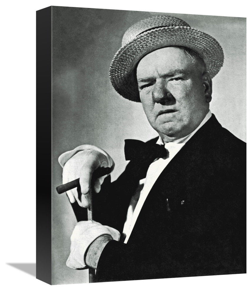"Promotional Still - WC Fields - Follow Me Boys" Canvas Giclee, 12"x16"