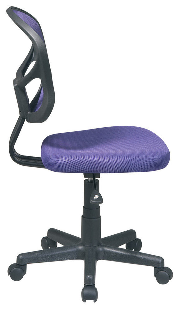 Mesh Task chair, Purple Fabric