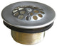 Kingston Brass Bathtub Strainer Drain With Rubber, Brushed Nickel