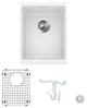 Blanco KA-513422 Precis 13-3/4" Undermount Single Basin Granite - White