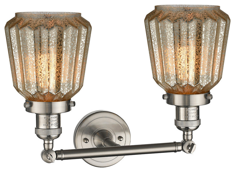 Innovations Lighting 208-Sn-G146-Led 2 Light Dimmable Led Bathroom Fixture